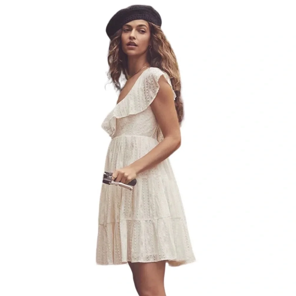 NWOT Free People Undone Lace Mini Dress Size XS - Picture 14 of 14